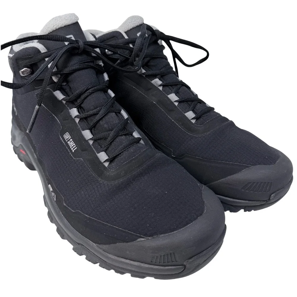 Salomon Shelter CS WP Men Black Softshell Waterproof Hiking Boots 376873